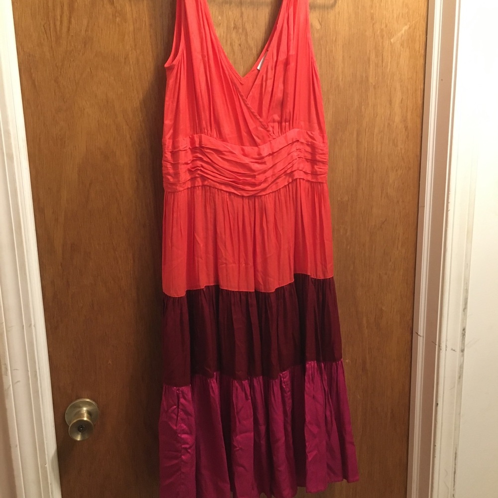 Pretty three tone dress